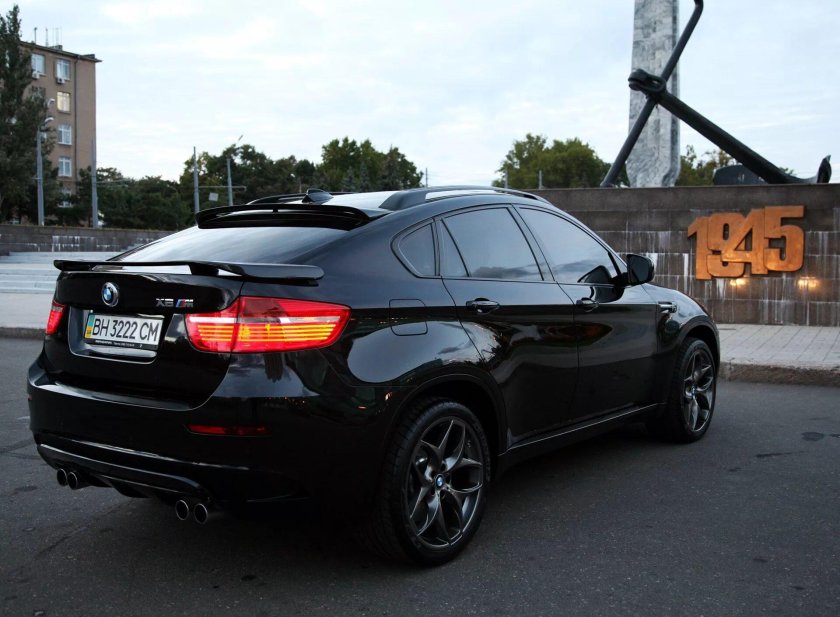 BMW x6 2008 черный