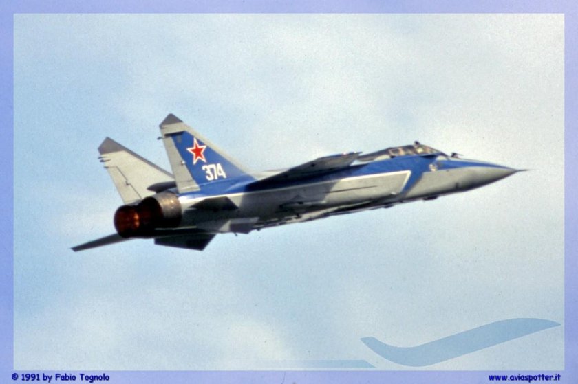 Миг 31 Ле Бурже 1991