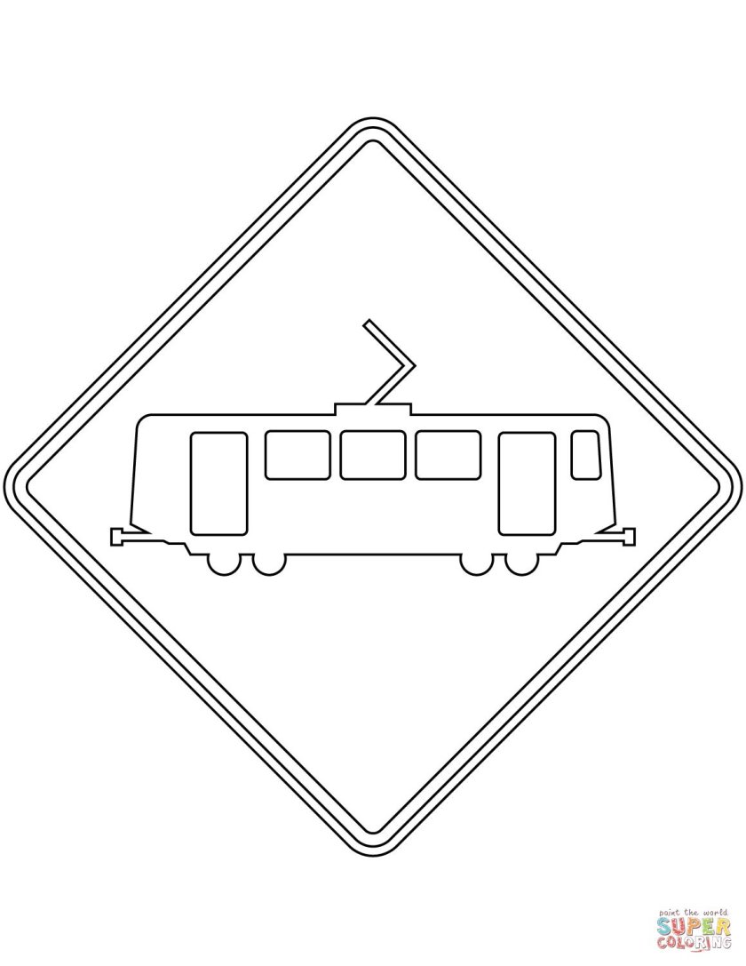 Дорожные знаки раскраска для детей