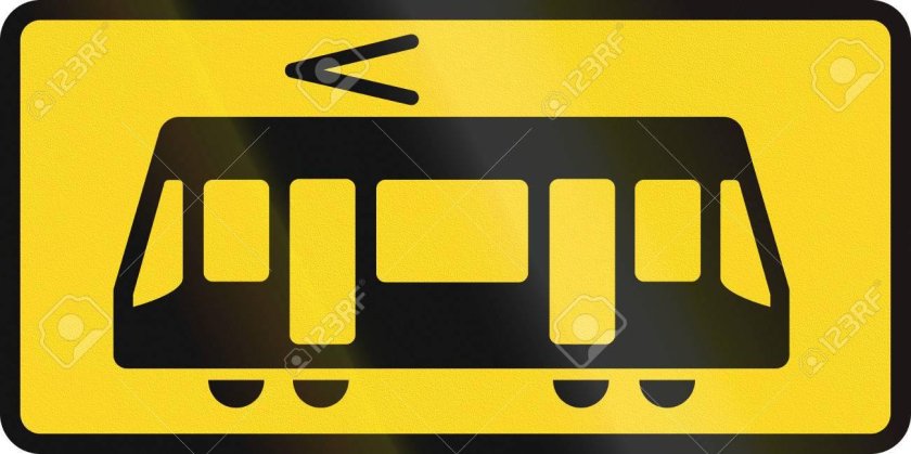 Знак Трамвайная остановка