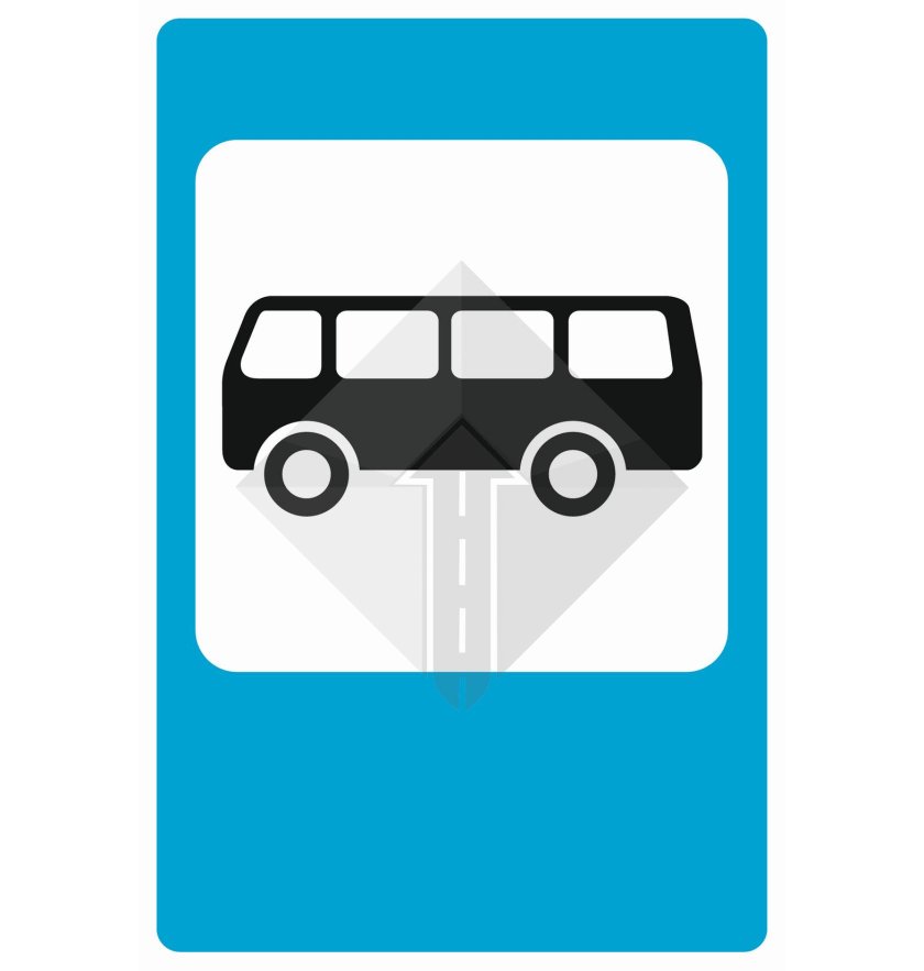 5.16 Место остановки автобуса и или троллейбуса