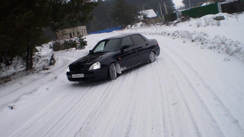 Приора седан дрифт