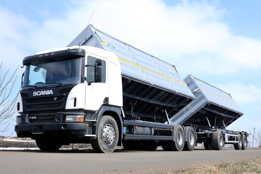 Скания зерновоз самосвал