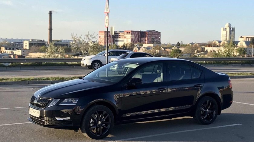 Škoda Octavia a7 черная
