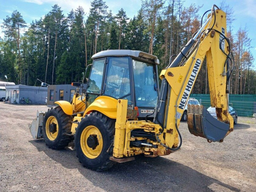 Экскаватор погрузчик new holland b 115
