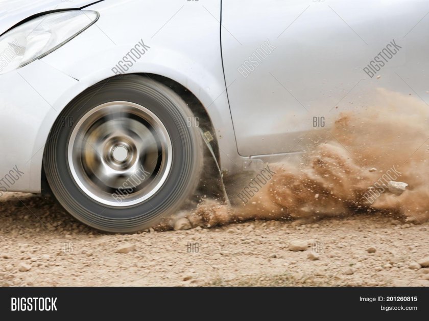 Пыль из под колес