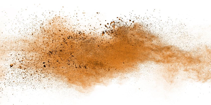 Коричневые брызги