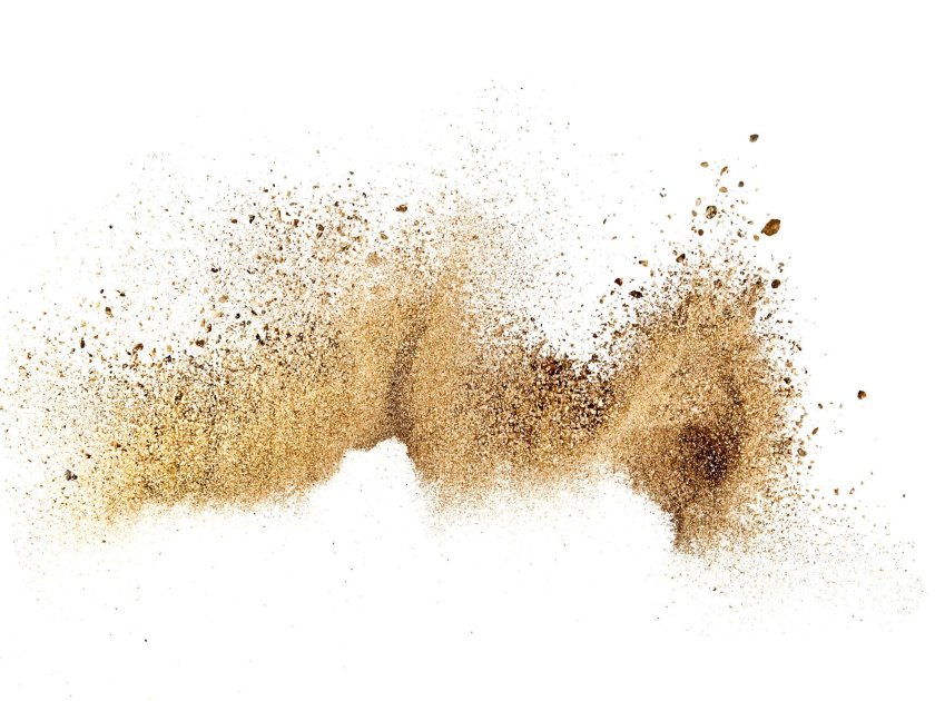 Брызги песка