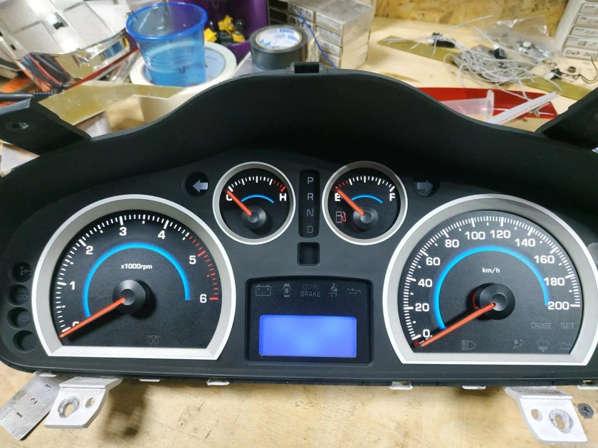 Приборная панель Санта Фе