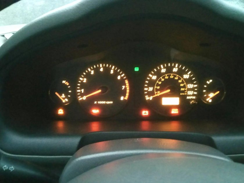 Санта фе1 лампочки в приборную панель