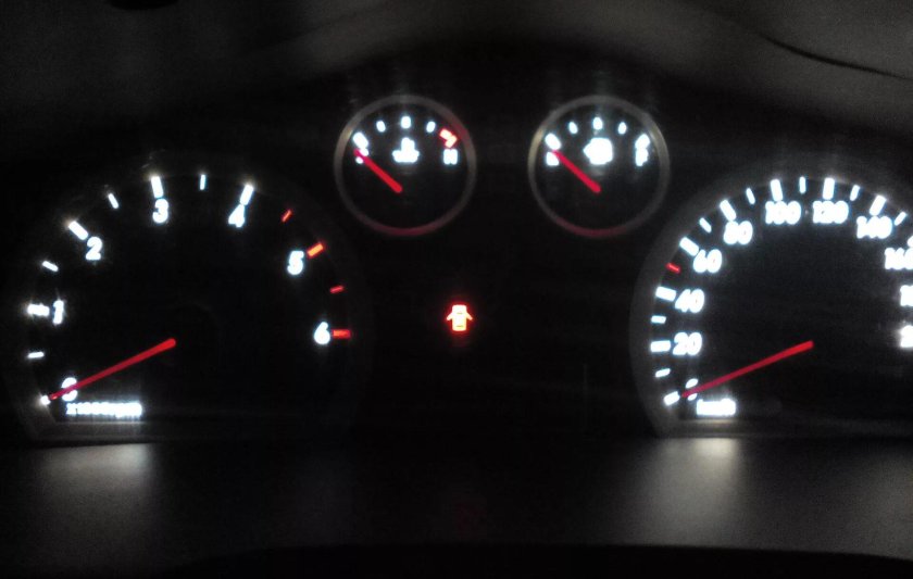 Пересвет приборки Санта Фе 2010