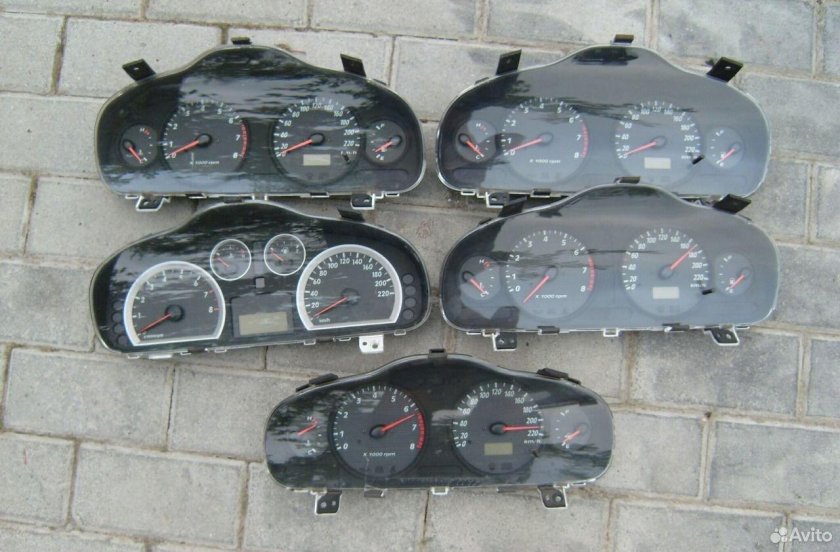 Панель приборов Санта Фе 1