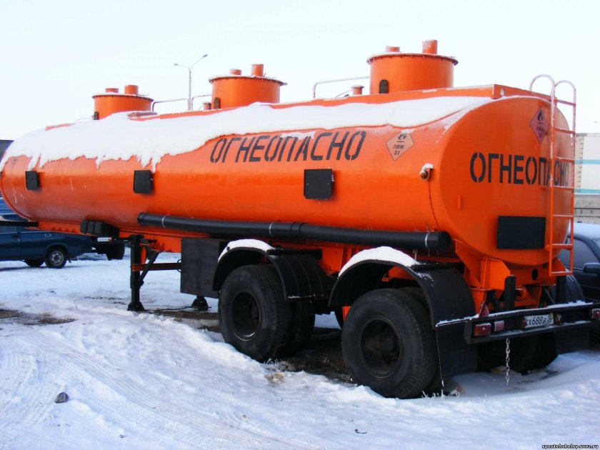 Полуприцепа-цистерны НЕФАЗ 9693