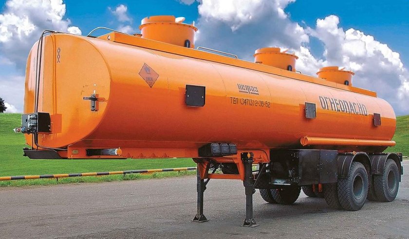 Полуприцеп НЕФАЗ автоцистерна