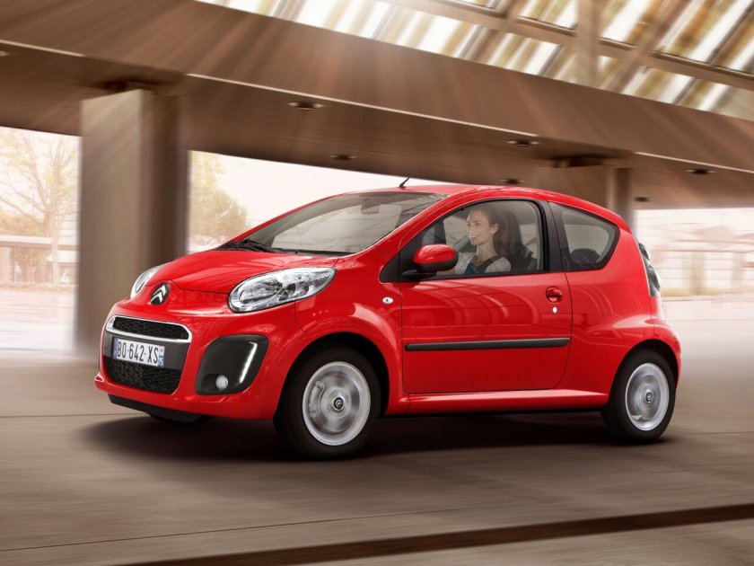 Ситроен с1 красный