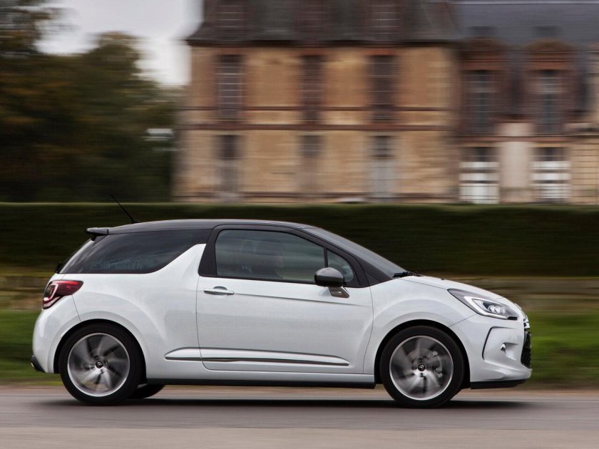 Ситроен ds3 голубой