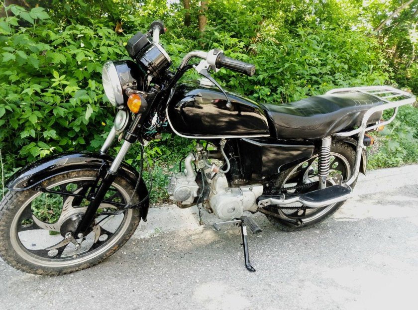 Мопед Альфа черный