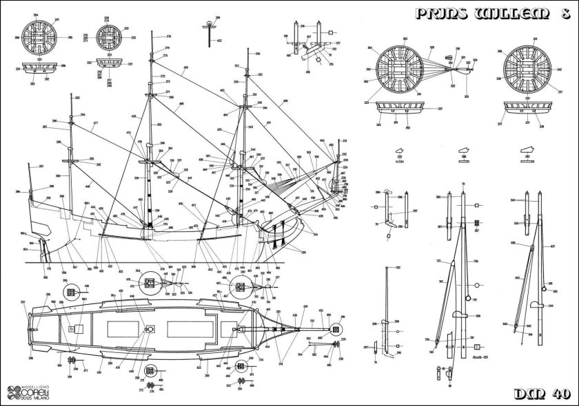 Принц Виллем корабль чертежи