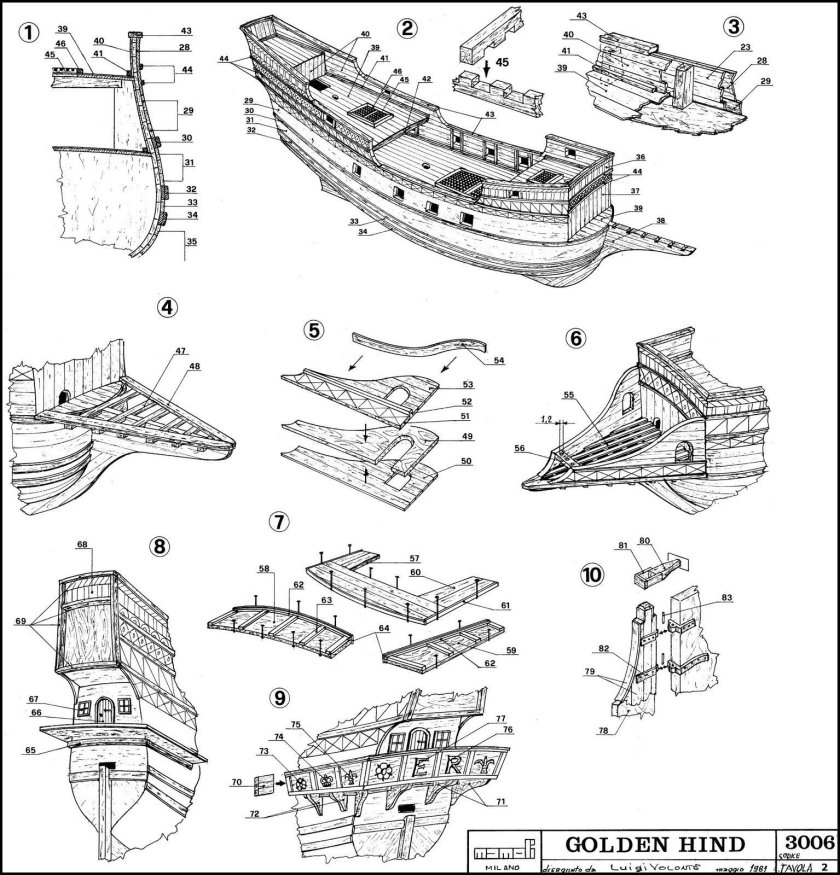 Галеон корабль чертежи