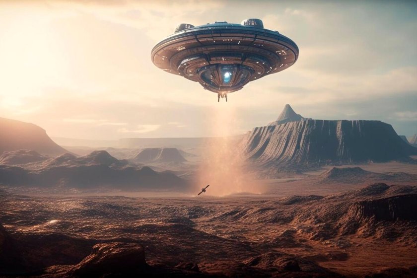 Инопланетный корабль модель