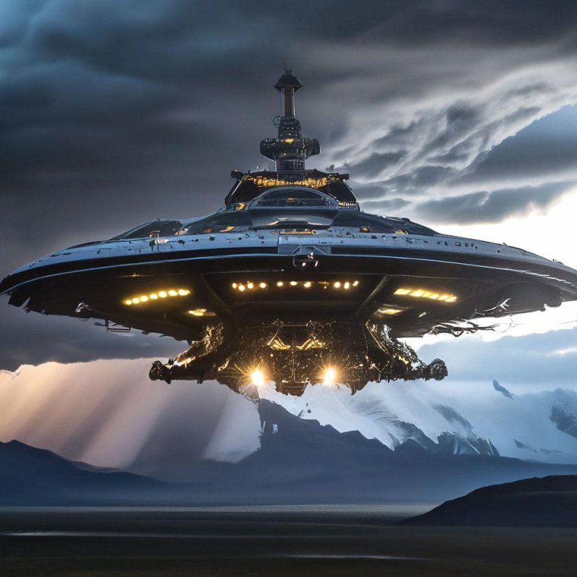 Инопланетный космический корабль