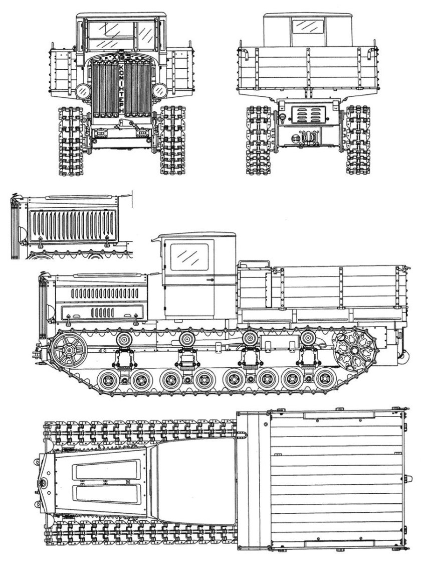 Тягач СТЗ-5 Сталинец