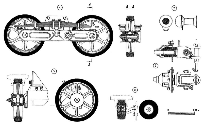 Тягач комсомолец т-20 чертежи