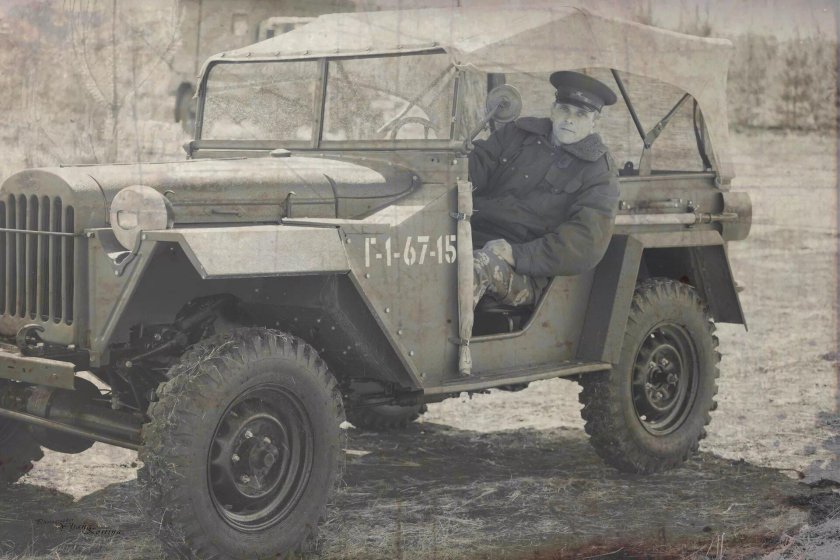 Военный джип ГАЗ 67