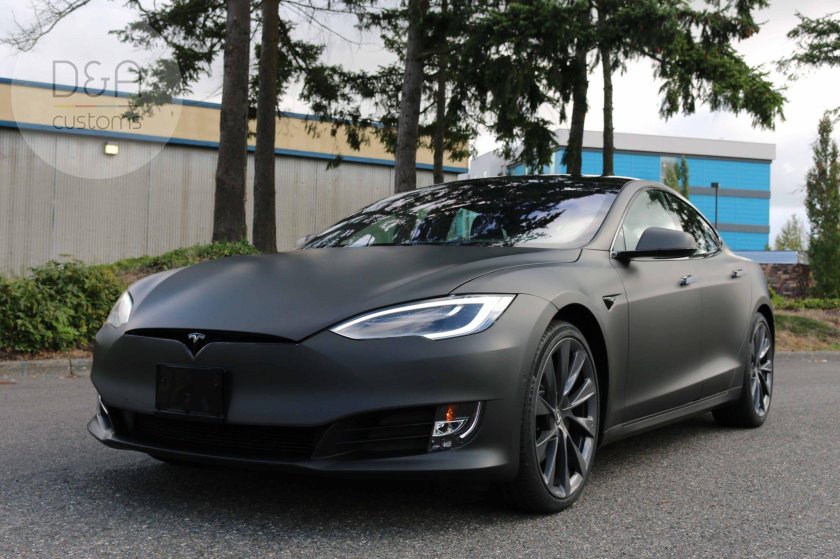 Tesla model x Black Matte
