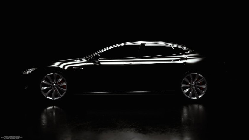 Tesla model s Black