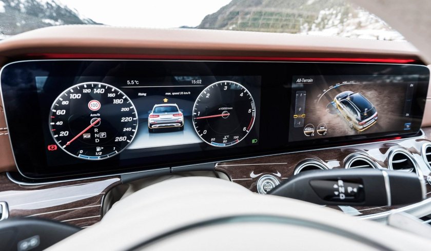 Мерседес е200 приборная панель