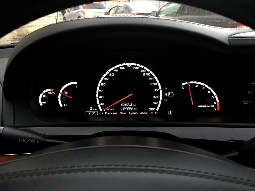 Mercedes Benz w221 панель приборов