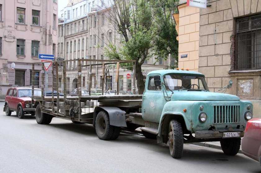 ГАЗ 53 седельный тягач