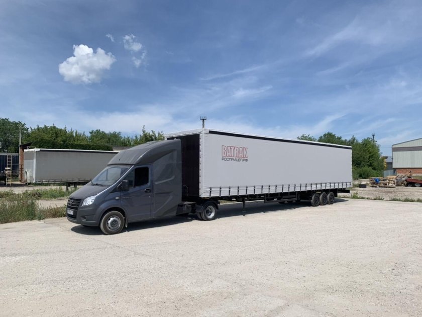 Газель полуприцеп 12 метров грузоподъемность