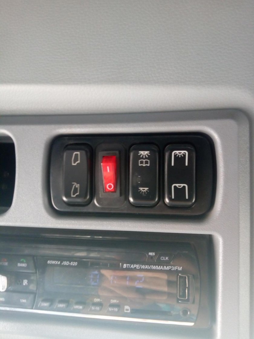 КАМАЗ 5490 кнопки на панели