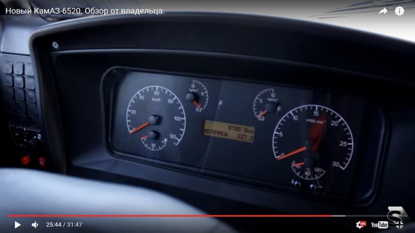 Приборная панель КАМАЗ евро 4