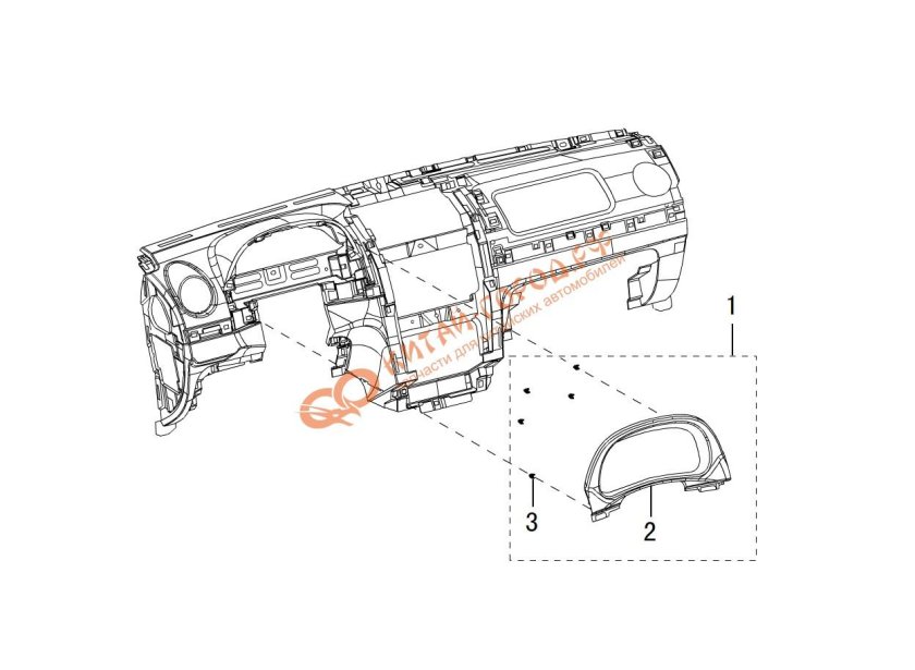 Панель приборов Ховер н3