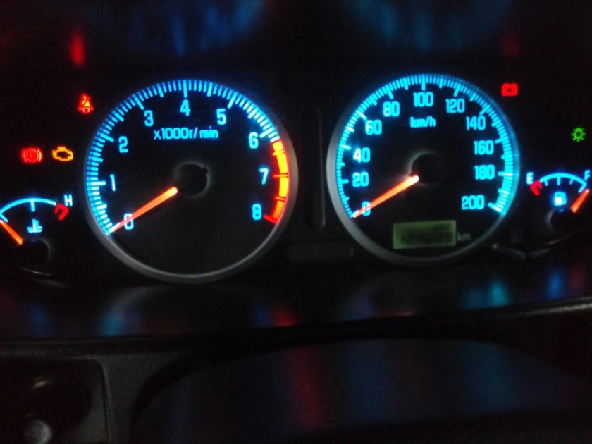 Лампочки в приборную панель Ховер н2