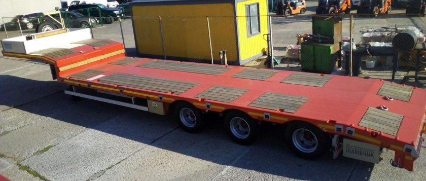 Трал 3 оси низкорамный