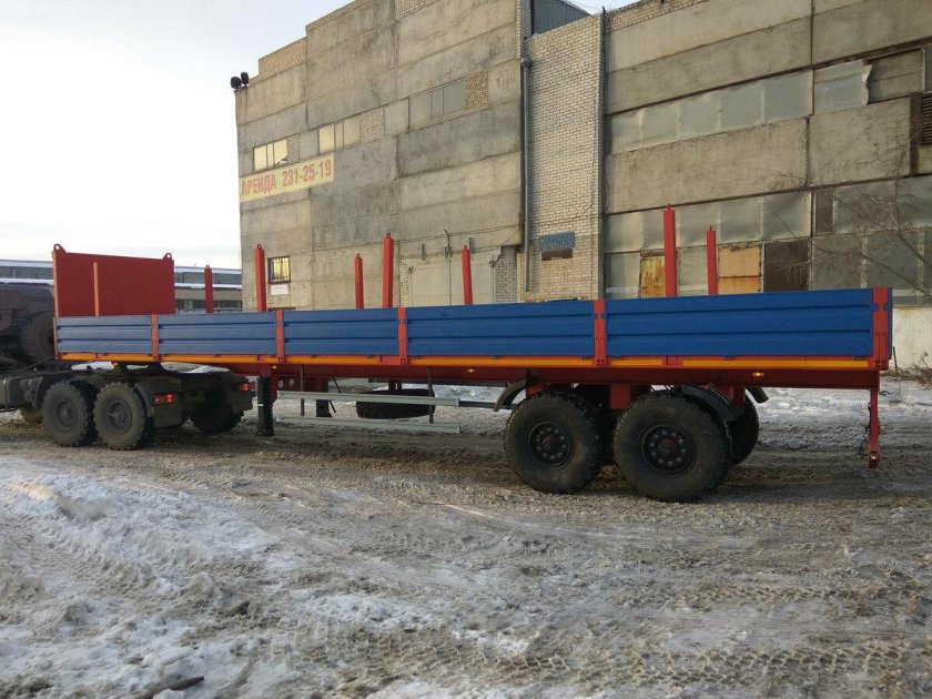 Полуприцеп бортовой