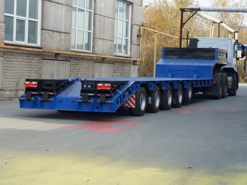 Прицепной трал 60т