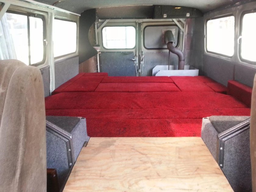 Спальник в УАЗ Буханка