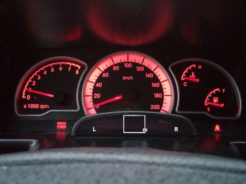 Пересвет панели Нексия н150