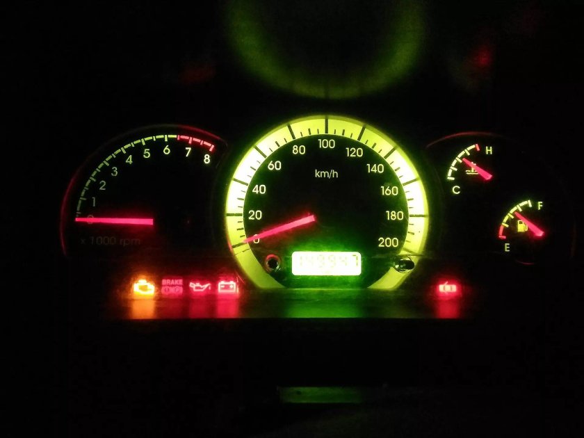 Приборка Нексия 2