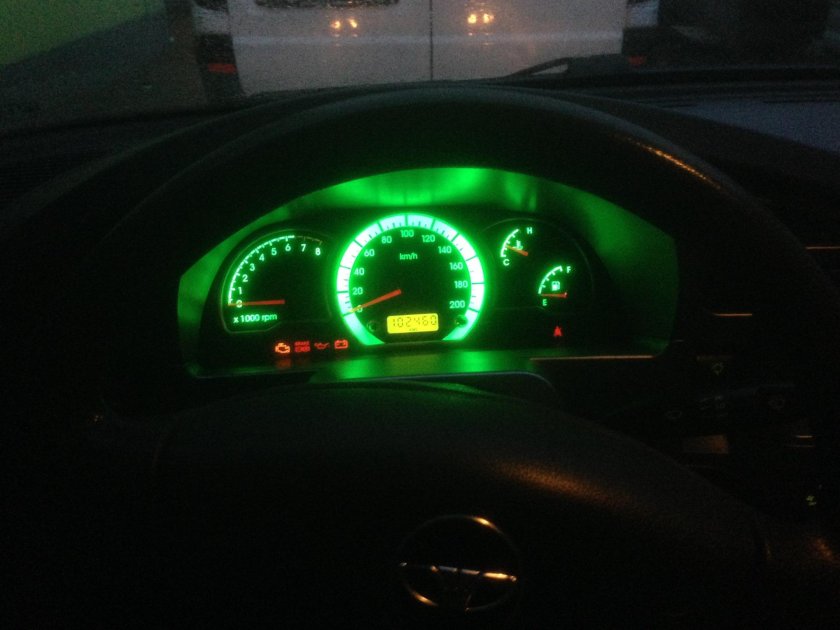 Подсветка приборной панели Daewoo Nexia n150