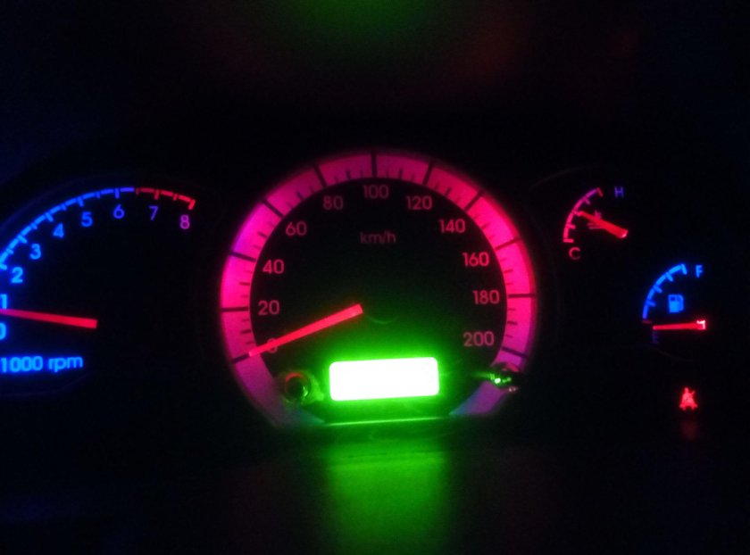 Подсветка приборной панели Дэу Нексия n150