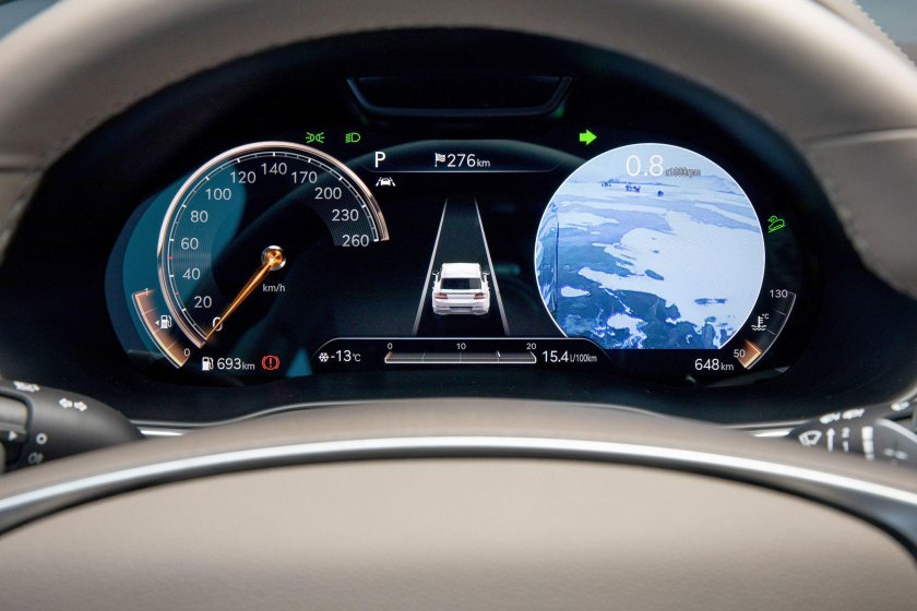 Genesis gv80 приборная панель