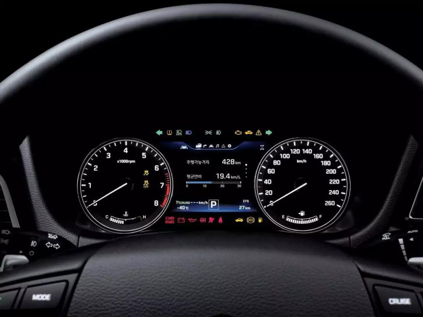 Приборная панель Генезис g80