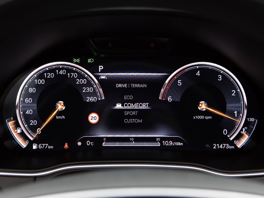 Приборная панель Генезис GV 80