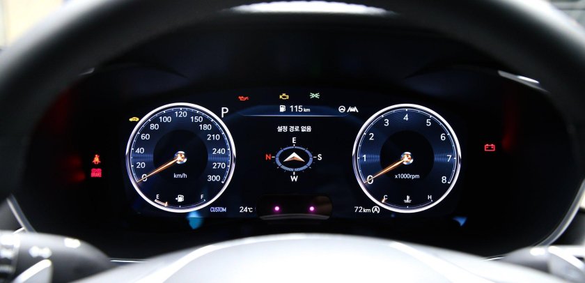 Панель приборов Генезис g80